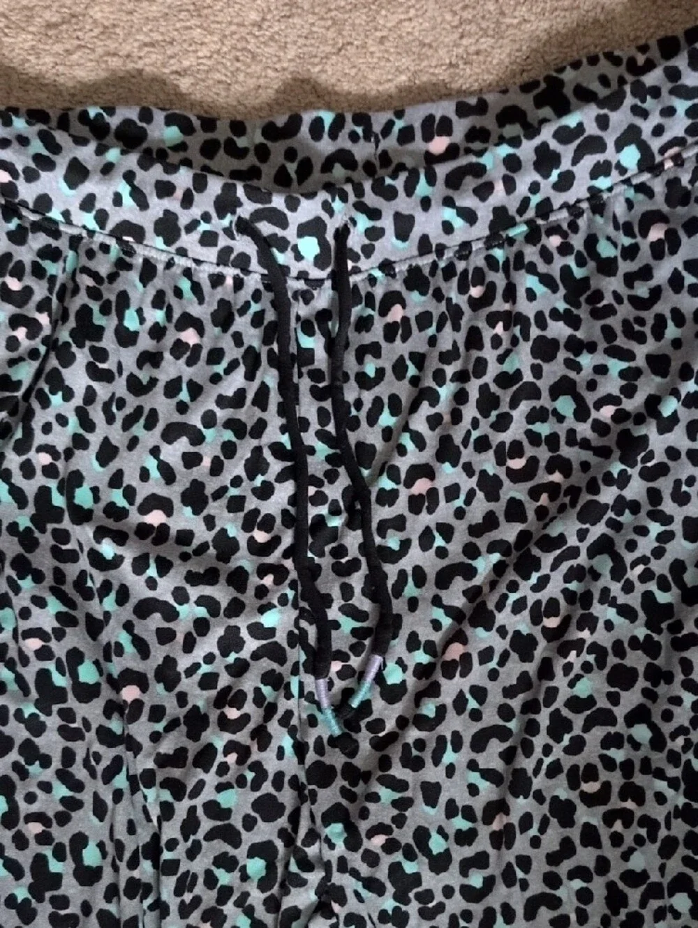 Cuddl Duds Capri Loung Pajama Set Large - Picture 3 of 4